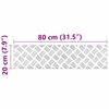 vidaXL &Sigma;&kappa;&alpha;&lambda;&omicron;&pi;ά&tau;&iota; &Omicron;&rho;&theta;&omicron;&gamma;ώ&nu;&iota;&omicron;&sigmaf; 2 pcs &Alpha;&sigma;&eta;&mu;ί 80 x 20 cm &Alpha;&lambda;&omicron;&upsilon;&mu;ί&nu;&iota;&omicron;