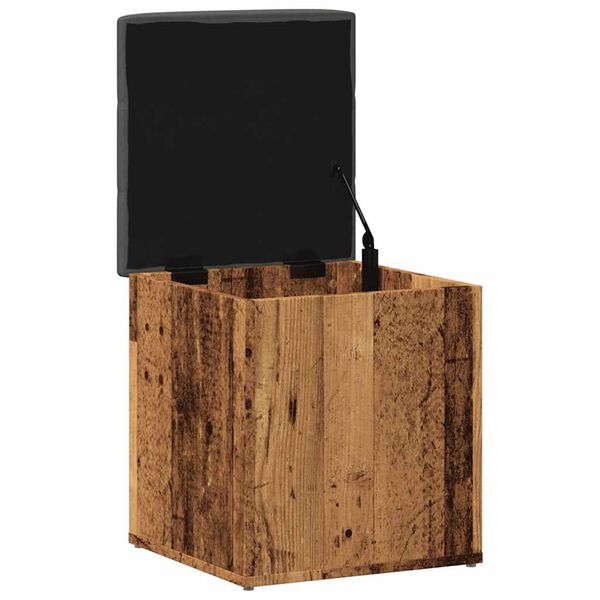 Πάγκος αποθήκευσης vidaXL Παλιό ξύλο 42x42x45 cm Κατασκευασμένο ξύλο