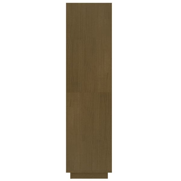 vidaXL Βιβλιοθήκη/Διαχωριστικό Χώρου Μελί 60x35x135 εκ. Μασίφ Πεύκο