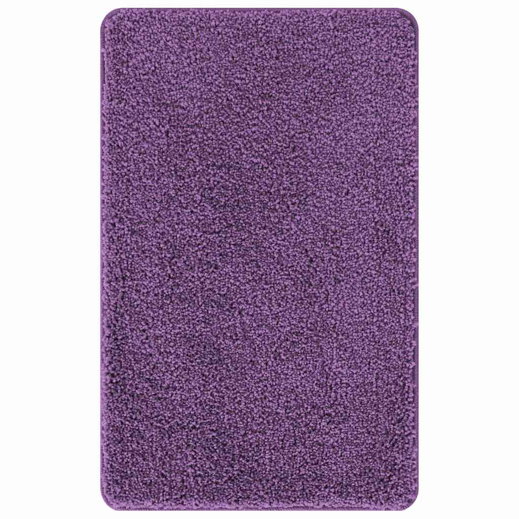 vidaXL Πατάκι μπάνιου 3 pcs Μοβ 50 x 50 cm Πολυπροπυλένιο