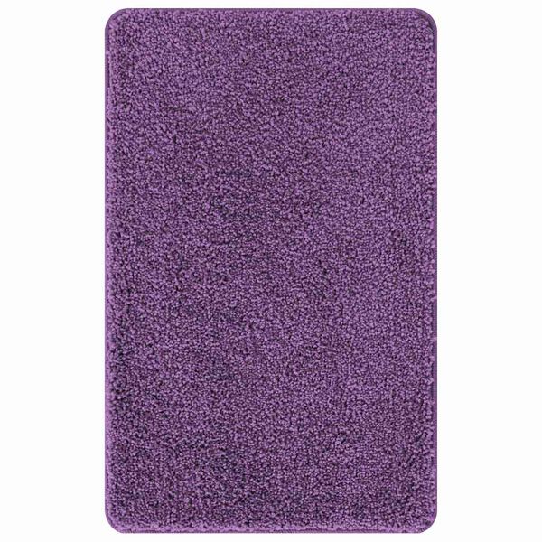 vidaXL Πατάκι μπάνιου 3 pcs Μοβ 50 x 50 cm Πολυπροπυλένιο