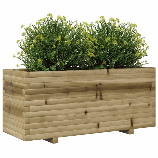vidaXL Ζαρντινιέρα Κήπου 110x40x49,5 εκ. από Εμποτισμένο Ξύλο Πεύκου