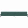 vidaXL Κρεβάτι box spring με στρώμα Σκούρο Πράσινο 80 x 220 cm Βελούδο