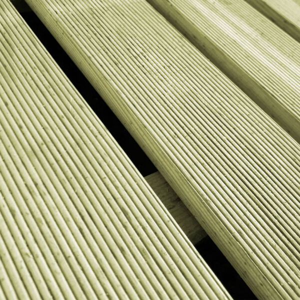 vidaXL Πλακάκια Deck 12 τεμ. Πράσινα 50 x 50 εκ. Ξύλινα