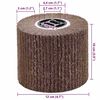 vidaXL Λειαντικοί Ρολοί 3 pcs Καφέ 12 x 12 x 10 εκ. Συνθετικές ίνες