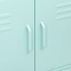 vidaXL Ντουλάπι Αποθήκευσης Χρώμα Μέντα 80 x 35 x 101,5 εκ. από Ατσάλι