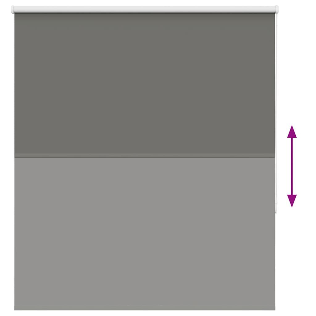 vidaXL Roller Blind Blackout γκρί 135x130 cm Πλάτος υφάσματος 131,6cm