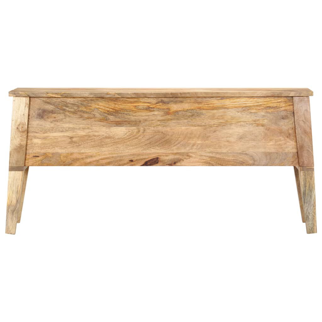 vidaXL Μπαούλο Αποθήκευσης 99 x 35 x 48 εκ. από Μασίφ Ξύλο Μάνγκο