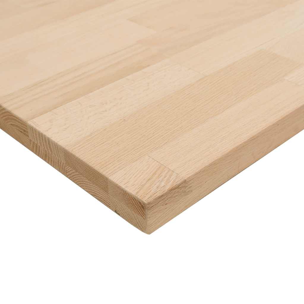 vidaXL πάγκος εργασίας κουζίνας 100x63,5x4 εκ. στερεό δρυς ορθογώνιο