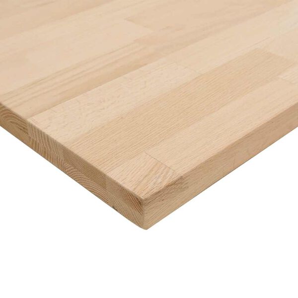 vidaXL πάγκος εργασίας κουζίνας 100x63,5x4 εκ. στερεό δρυς ορθογώνιο