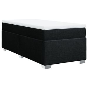 vidaXL &Kappa;&rho;&epsilon;&beta;ά&tau;&iota; Boxspring &mu;&epsilon; &Sigma;&tau;&rho;ώ&mu;&alpha; &Mu;&alpha;ύ&rho;&omicron; 90x190 &epsilon;&kappa;.&Upsilon;&phi;&alpha;&sigma;&mu;ά&tau;&iota;&nu;&omicron;