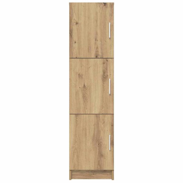 vidaXL Ψηλή Ντουλάπα artisan δρυς 31,5 x 32 x 124 εκ