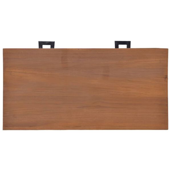 vidaXL Γραφείο 81x40x75 εκ. από Μασίφ Ξύλο Teak