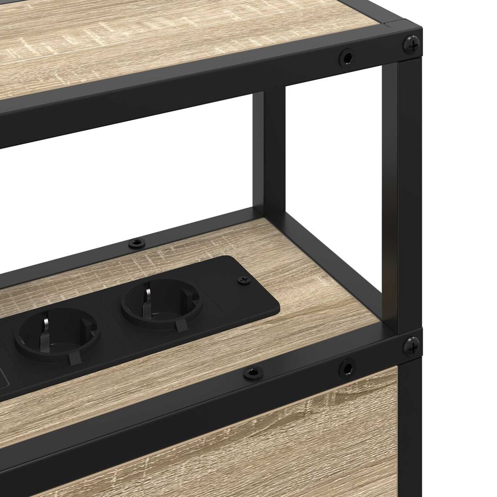vidaXL Κεφαλάρι Αποθήκης Sonoma Oak 135 εκ. Επεξεργασμένο ξύλο