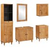 vidaXL Σετ Επίπλων Μπάνιου με συρτάρι 5 pcs Καφέ 38 x 33 x 160 εκ.