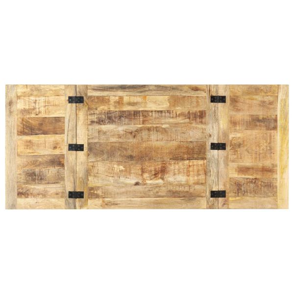 vidaXL Τραπέζι Σαλονιού Επεκτεινόμενο 160x70x45 εκ. Μασίφ Ξύλο Μάνγκο