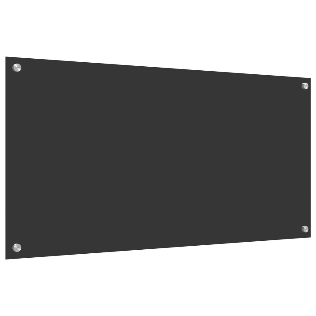 vidaXL Κουζινοπίνακας Σκούρο Γκρι 100x50x0,6 εκ. Σκληρυμένο Γυαλί