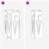 vidaXL Σχέδιο & βάση αποθήκευσης Μαύρο 15.5 x 15.5 x 49 εκ Μέταλλο
