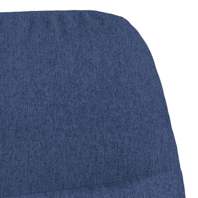 vidaXL Πολυθρόνα Relax Μπλε Υφασμάτινη
