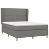 vidaXL &Kappa;&rho;&epsilon;&beta;ά&tau;&iota; Boxspring &mu;&epsilon; &Sigma;&tau;&rho;ώ&mu;&alpha; &Sigma;&kappa;&omicron;ύ&rho;&omicron; &Gamma;&kappa;&rho;&iota; 140x190 &epsilon;&kappa;. &Upsilon;&phi;&alpha;&sigma;&mu;ά&tau;&iota;&nu;&omicron;