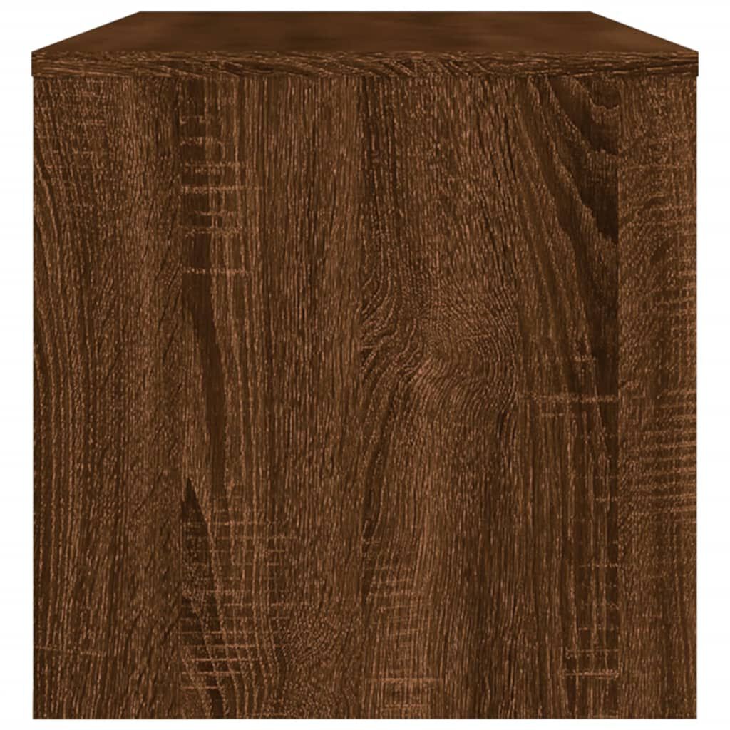 vidaXL Έπιπλο Τηλεόρασης Καφέ Δρυς 120x34x37 εκ. Επεξ. Ξύλο