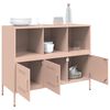 vidaXL Ντουλάπι Ροζ 100,5x39x79 εκ. από Χάλυβα