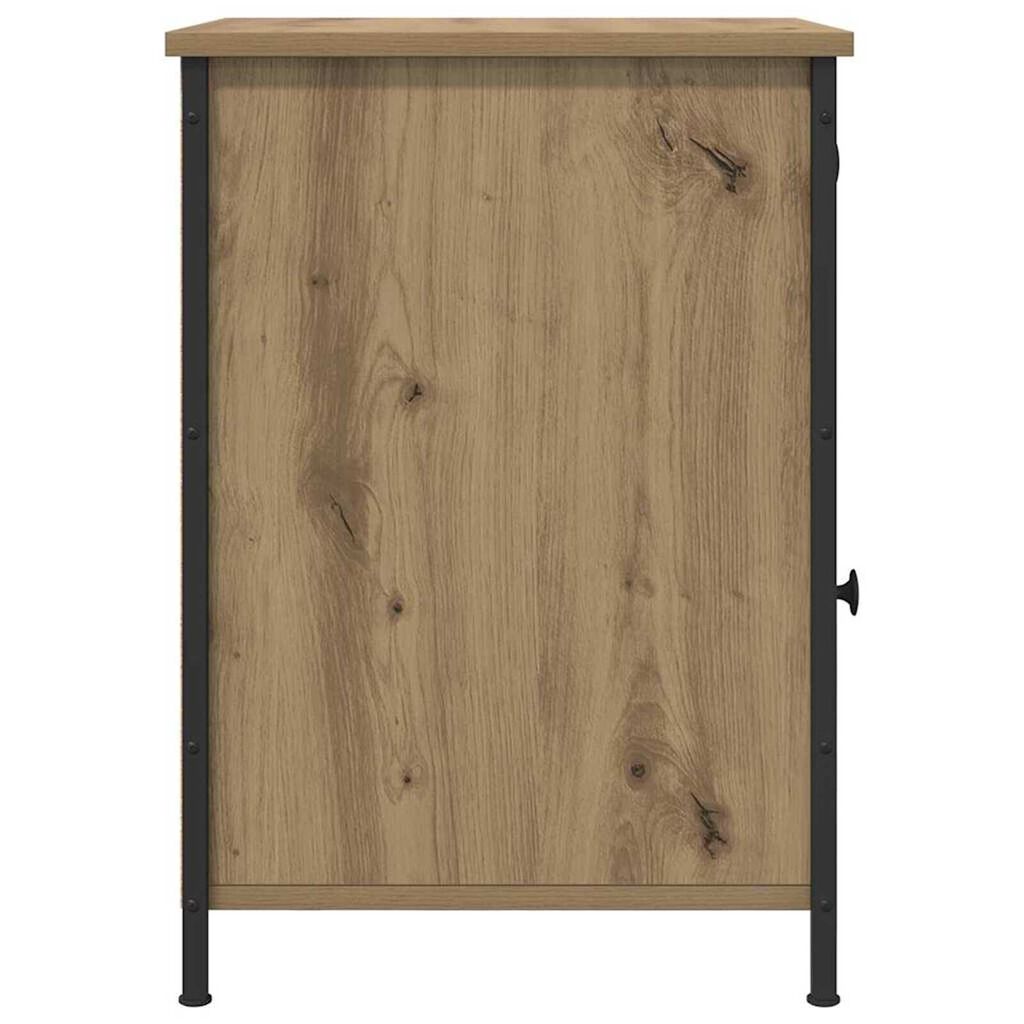 vidaXL Κομοδίνο 2 pcs artisan δρυς 40 x 42 x 60 εκ. Επεξεργασμένο ξύλο