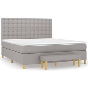 vidaXL &Kappa;&rho;&epsilon;&beta;ά&tau;&iota; Boxspring &mu;&epsilon; &Sigma;&tau;&rho;ώ&mu;&alpha; &Alpha;&nu;. &Pi;&rho;ά&sigma;&iota;&nu;&omicron; 160x200&epsilon;&kappa; &Upsilon;&phi;&alpha;&sigma;&mu;ά&tau;&iota;&nu;&omicron;