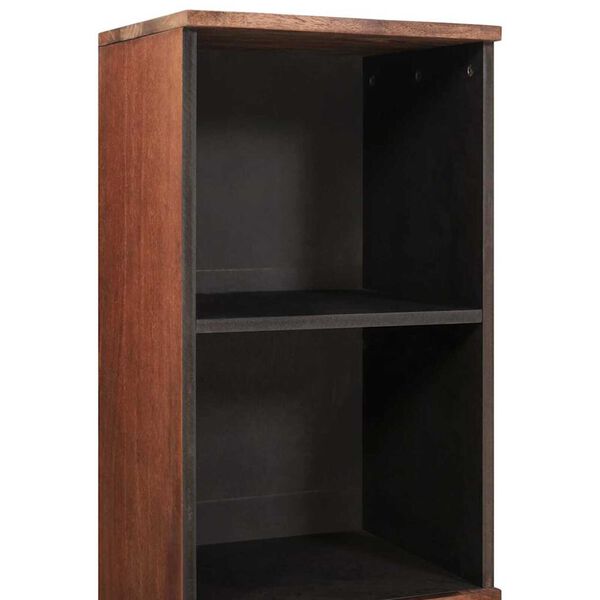 vidaXL Πλαϊνό γραφείο με συρτάρι με ράφι Καφέ 38 x 33.5 x 160 εκ