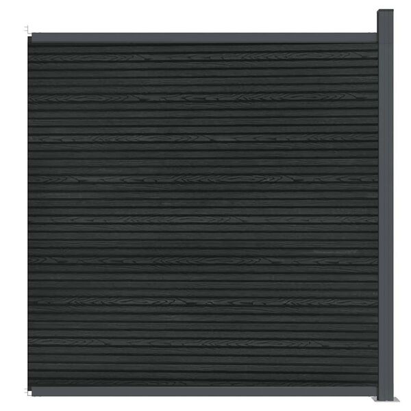 vidaXL Πάνελ Περίφραξης Γκρι 173 x 186 εκ. από WPC