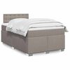 vidaXL &Kappa;&rho;&epsilon;&beta;ά&tau;&iota; Boxspring &mu;&epsilon; &Sigma;&tau;&rho;ώ&mu;&alpha; Taupe 120x190 &epsilon;&kappa;. &Upsilon;&phi;&alpha;&sigma;&mu;ά&tau;&iota;&nu;&omicron;