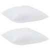 vidaXL Παπλωμα με Μαξιλάρια Argyle 3 pcs Λευκό 240 x 260 εκ. Μικροΐνες