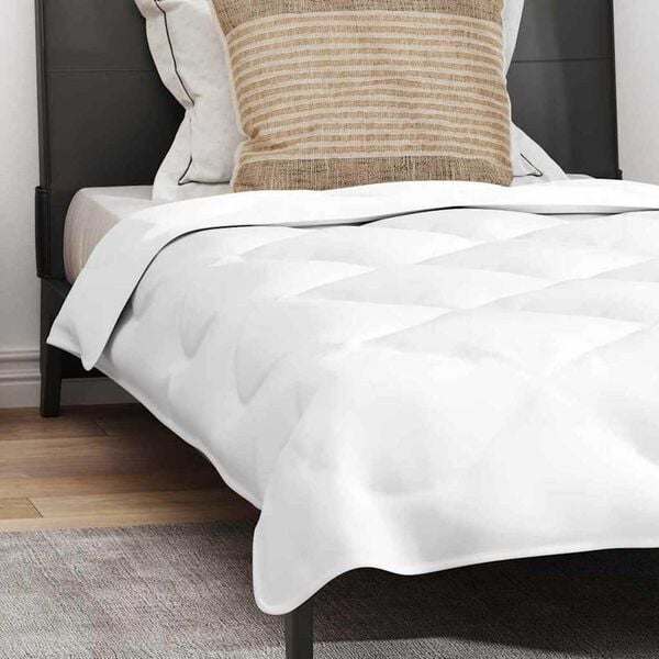 vidaXL Set Παπλώματος Χειμώνα 2 pcs Λευκό 140 x 200 cm Μικροΐνες