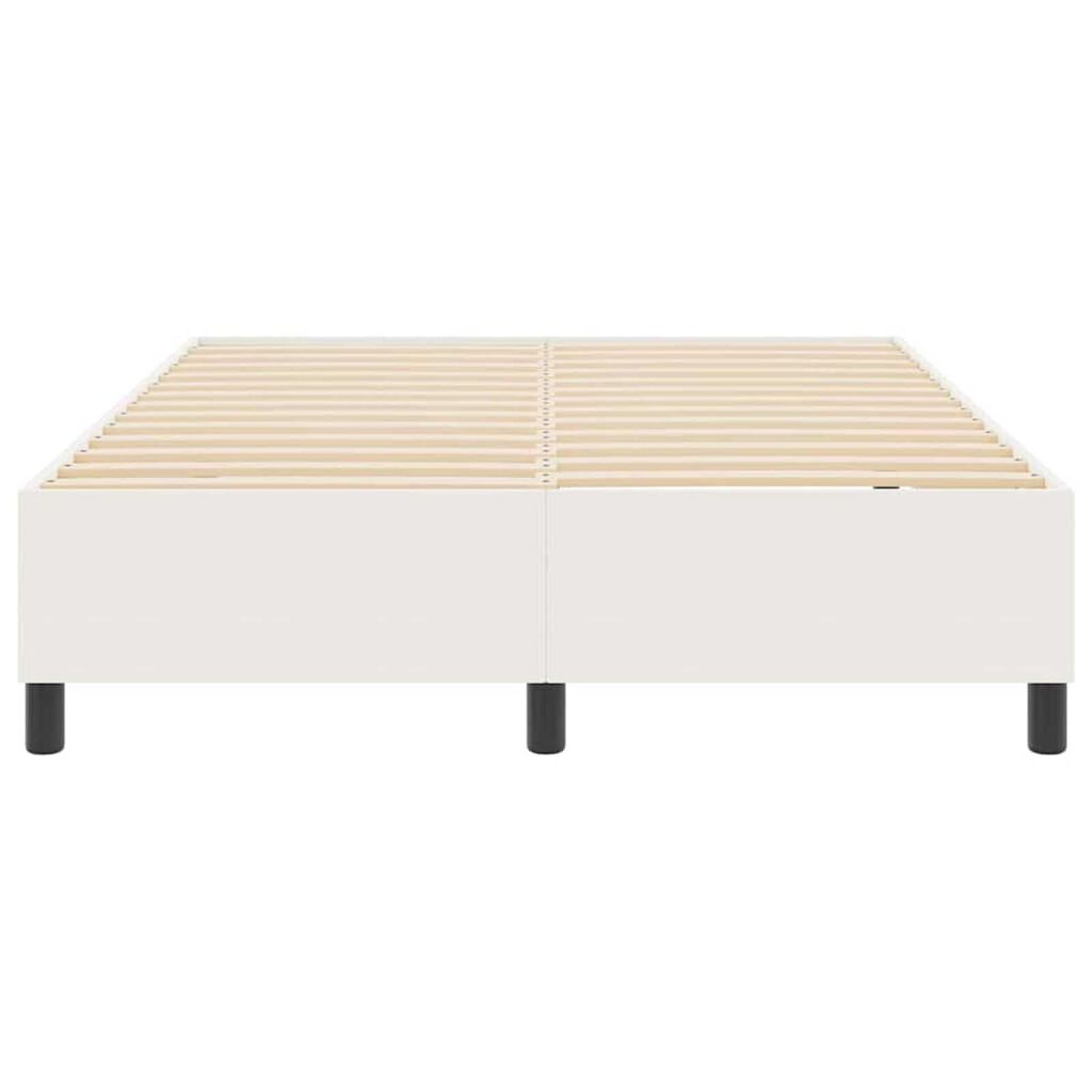 vidaXL Κρεβάτι με ελατήρια Κρεμ 140 x 200 cm Βελούδο