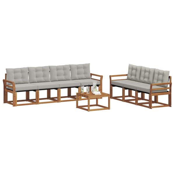 vidaXL &Sigma;&epsilon;&iota;&rho;ά &Kappa;&alpha;&nu;&alpha;&pi;έ &Epsilon;&xi;&omega;&tau;&epsilon;&rho;&iota;&kappa;&omicron;ύ 8 pcs &Phi;&upsilon;&sigma;&iota;&kappa;ό &kappa;&alpha;&iota; &Alpha;&nu;&omicron;&iota;&chi;&tau;ό &Gamma;&kappa;&rho;&iota;