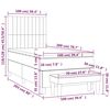 vidaXL &Kappa;&rho;&epsilon;&beta;ά&tau;&iota; Boxspring &mu;&epsilon; &Sigma;&tau;&rho;ώ&mu;&alpha; &Sigma;&kappa;&omicron;ύ&rho;&omicron; &Gamma;&kappa;&rho;&iota; 100x200 &epsilon;&kappa;. &Beta;&epsilon;&lambda;&omicron;ύ&delta;&iota;&nu;&omicron;