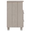 vidaXL Κομοδίνο HAMAR 2 Τεμ. Λευκά 40 x 35 x 62 εκ. Μασίφ Ξύλο Πεύκου