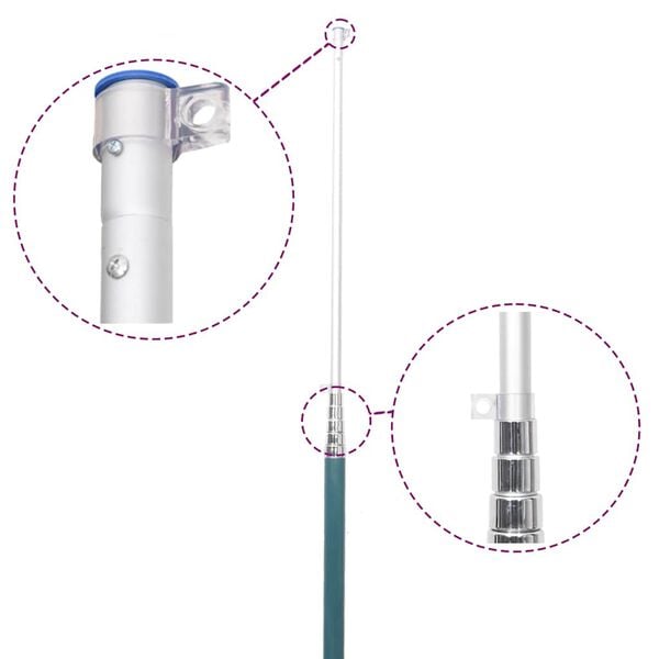 vidaXL &Iota;&sigma;&tau;ό&sigmaf; &Sigma;&eta;&mu;&alpha;ί&alpha;&sigmaf; &Tau;&eta;&lambda;&epsilon;&sigma;&kappa;&omicron;&pi;&iota;&kappa;ό&sigmaf; &Alpha;&sigma;&eta;&mu;ί 5,5 &mu;. &alpha;&pi;ό &Alpha;&lambda;&omicron;&upsilon;&mu;ί&nu;&iota;&omicron;