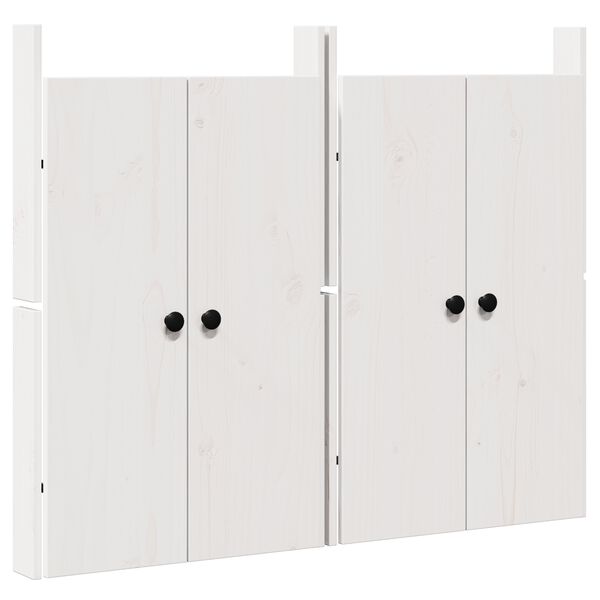 vidaXL &Pi;ό&rho;&tau;&alpha; &kappa;&omicron;&upsilon;&zeta;ί&nu;&alpha;&sigmaf; MEPPEL 2 pcs &Lambda;&epsilon;&upsilon;&kappa;ό 50 x 9 x 82 &epsilon;&kappa;
