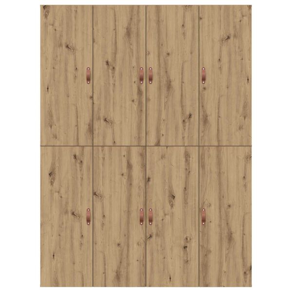 vidaXL Κρεβάτι Αποθήκευσης Ξύλου Artisan 135x190 εκ