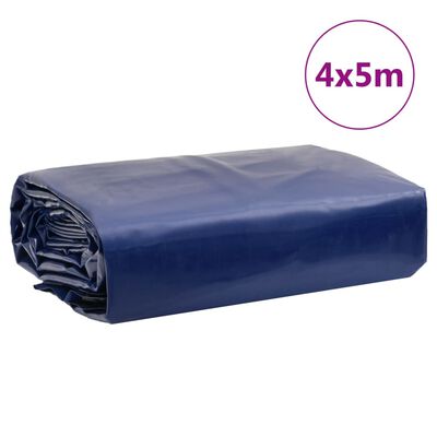 vidaXL Μουσαμάς Μπλε 4 x 5 μ. 650 γρ./μ²