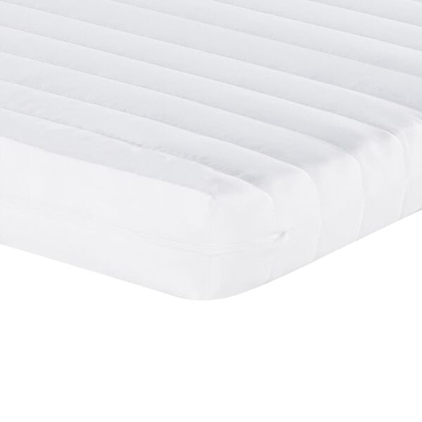 vidaXL Στρώμα Αφρού 7 Ζωνών Σκληρότητα 20 ILD Λευκό 140 x 200 εκ.