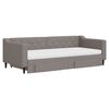 vidaXL Καναπές Κρεβάτι Συρόμενος Taupe 90x200 εκ. Ύφασμα & Συρτάρια