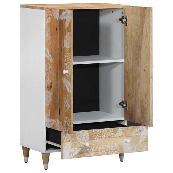 vidaXL Highboard 60x33,5x100 cm μασίφ ξύλο Mango