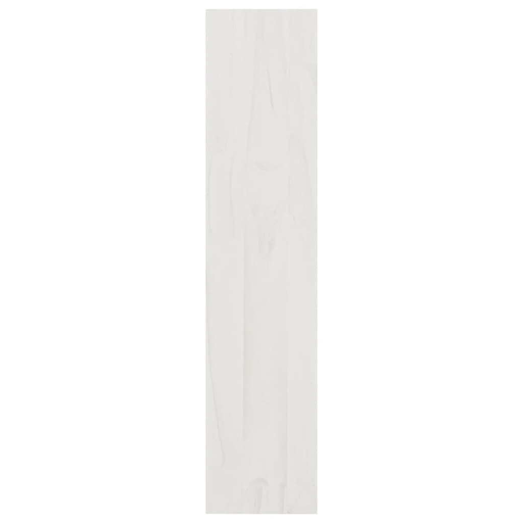 vidaXL Βιβλιοθήκη/Διαχωριστικό Χώρου Λευκό 100x30x135,5 εκ Ξύλο Πεύκου