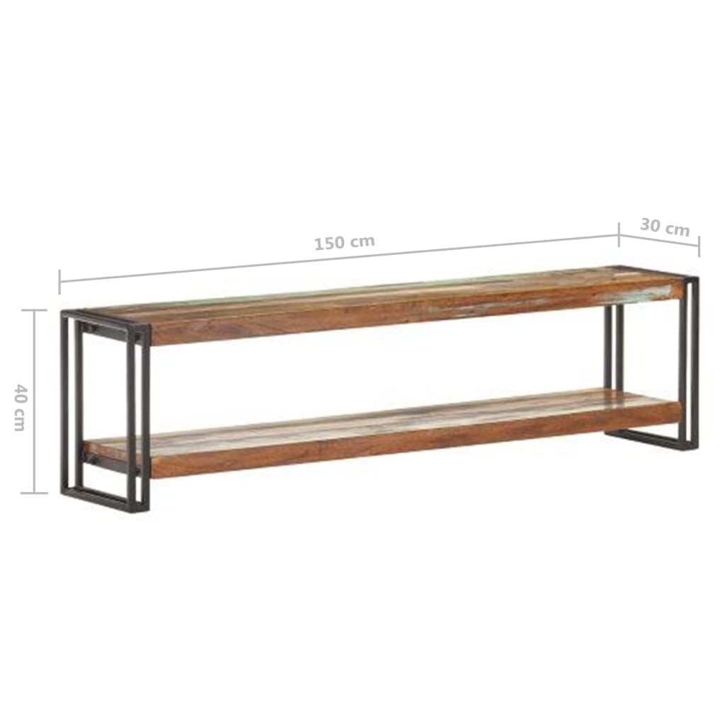 vidaXL Έπιπλο Τηλεόρασης 150 x 30 x 40 εκ. από Μασίφ Ανακυκλωμένο Ξύλο