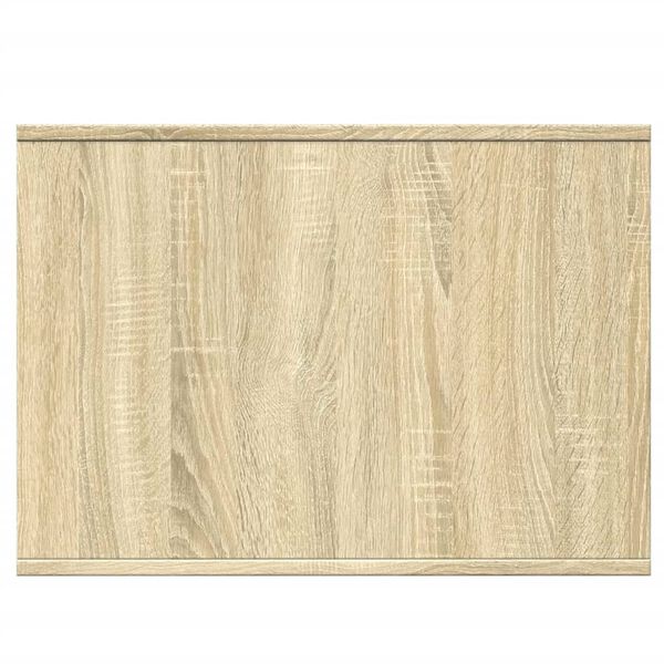 vidaXL Τουαλέτα Γάτας Περίφραξη Sonoma Δρυς 47x59x42εκ Επεξεργασμ Ξύλο
