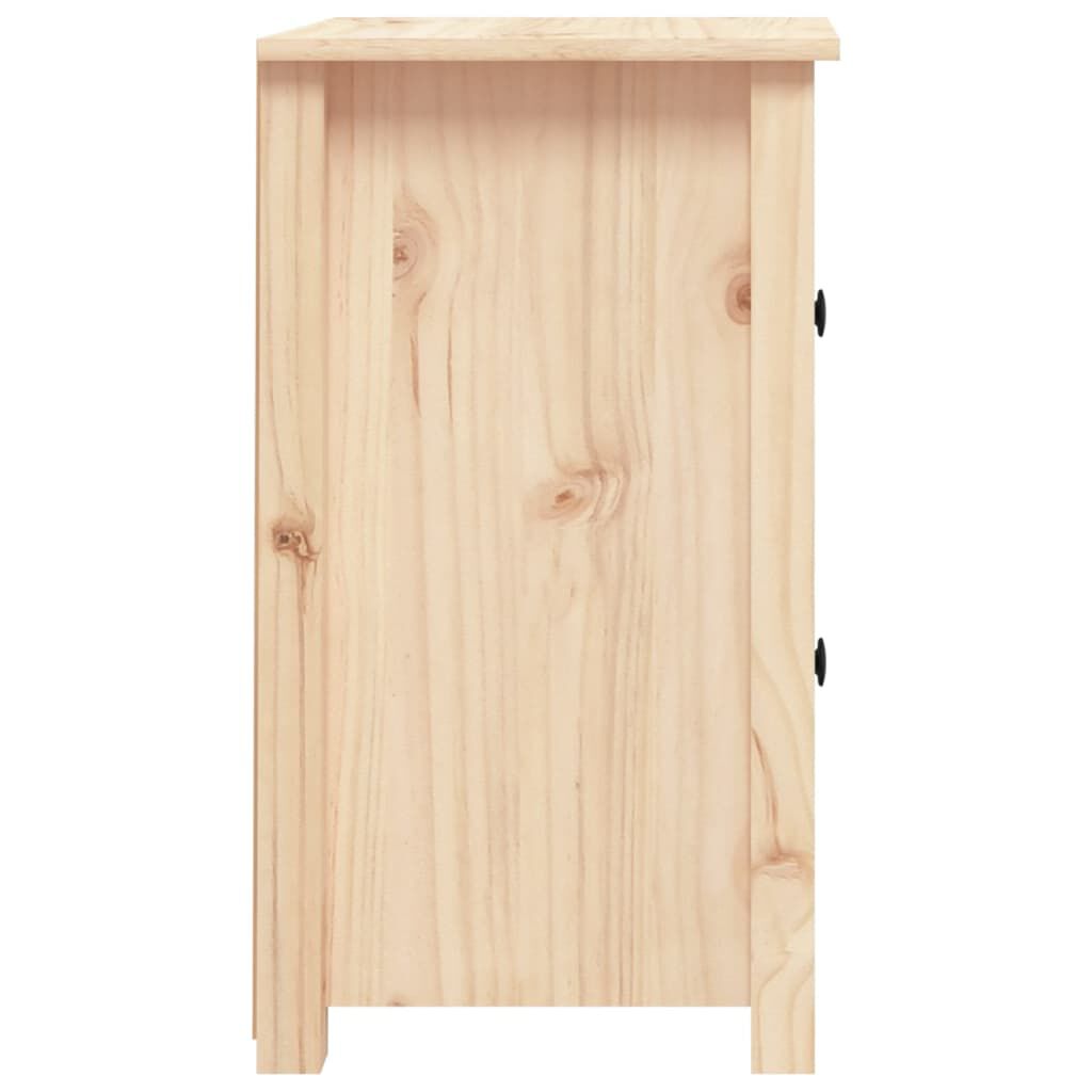 vidaXL Κομοδίνα 2 τεμ. 40 x 35 x 61,5 εκ. από Μασίφ Ξύλο Πεύκου