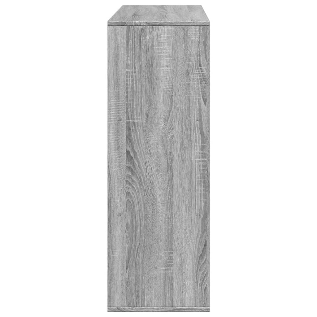 vidaXL Βιβλιοθήκη/Διαχωριστικό Χώρου Γκρι Sonoma 100x33x94,5 εκ.