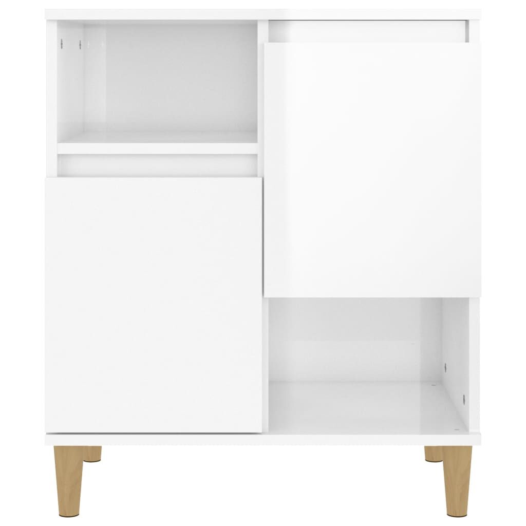 vidaXL Ντουλάπι Γυαλιστερό Λευκό 60x35x70 εκ. από Επεξεργασμένο Ξύλο